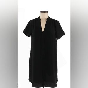 Lush Black Crepe Dress
